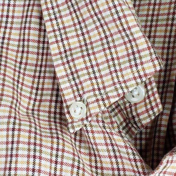 Polo Ralph Lauren Shirt Oxford Mens Blake XL Fall Brown Plaid LS Button Down - Picture 6 of 11